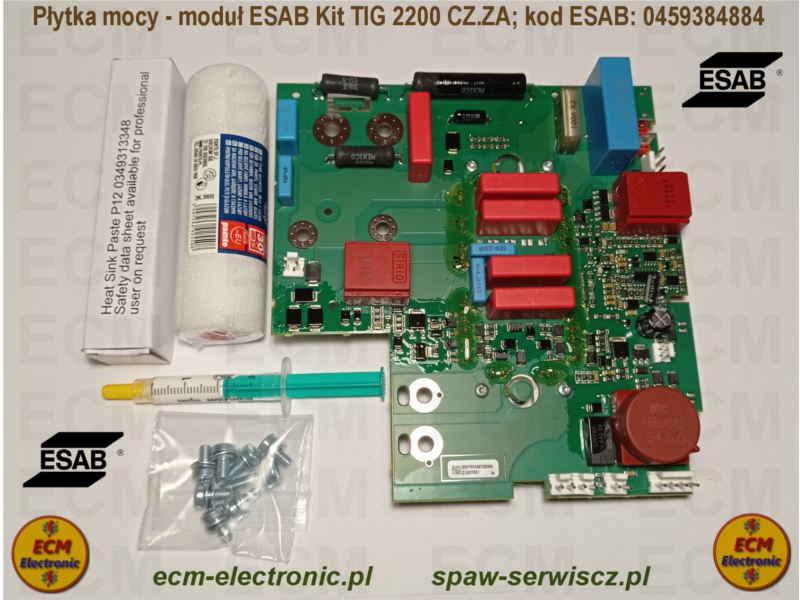 P�ytka mocy - modu� Kit TIG 2200 CZ.ZA; kod ESAB: 0459384884
